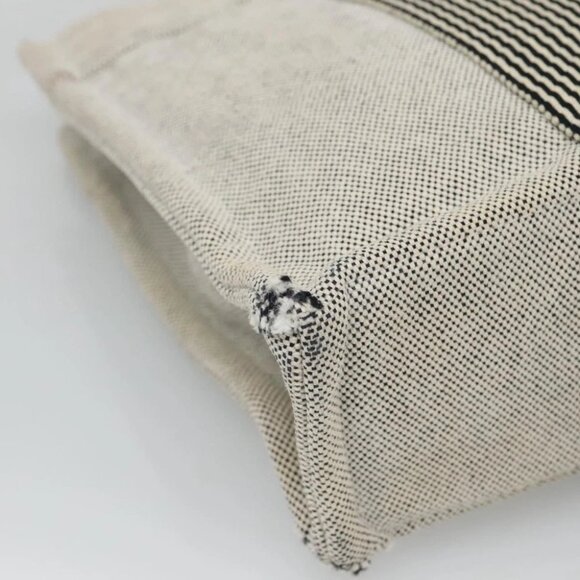 HERMES Fourre Tout PM Hand Bag Canvas Gray Auth ti3070 - Picture 14 of 16